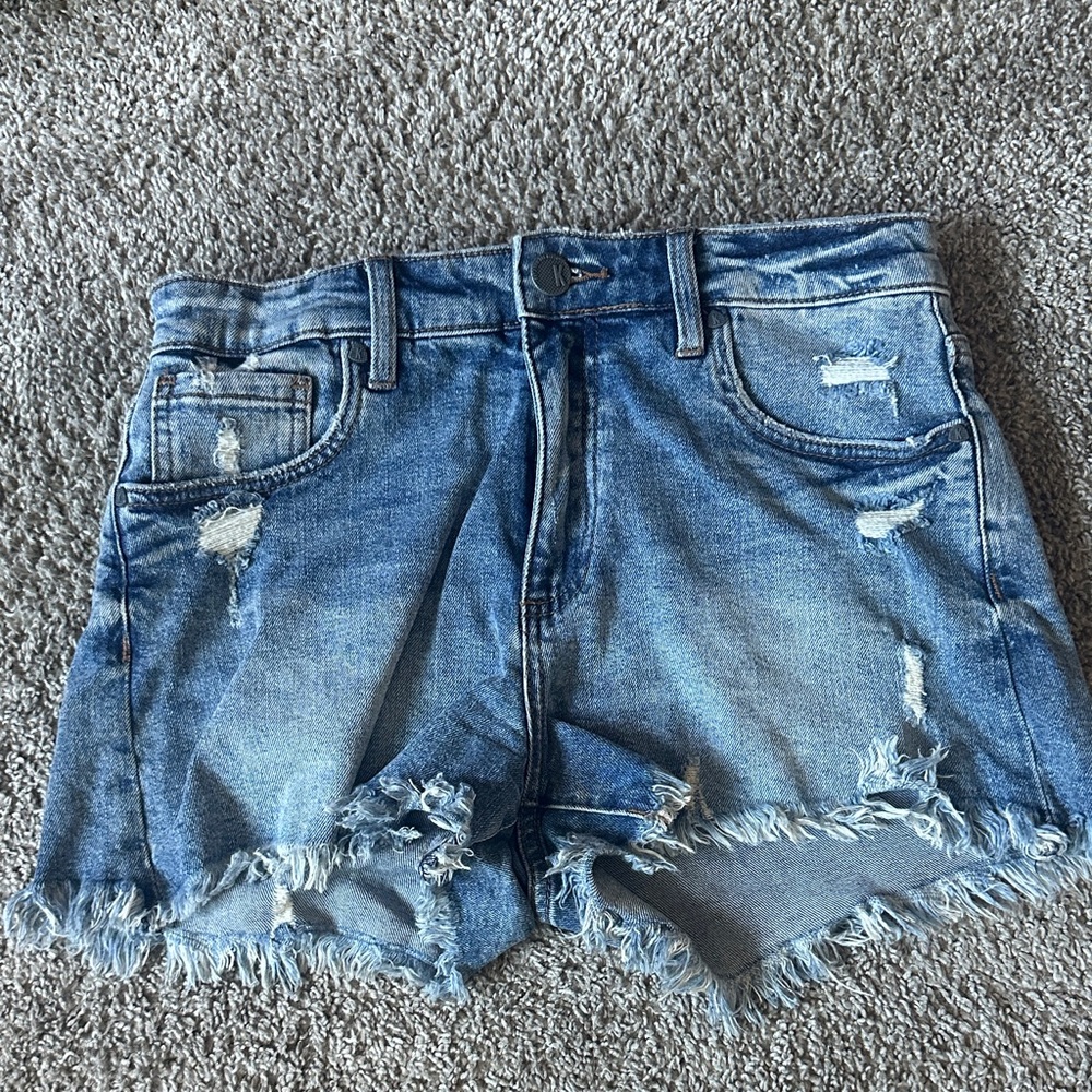 Kut from the Kloth Distressed Denim Shorts
